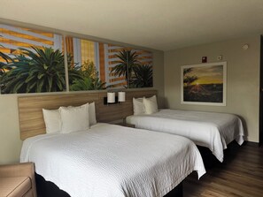 Room, 2 Katil Kelamin (Double), Accessible, Non Smoking (Mobility) | Cadar kapas Mesir, peralatan tempat tidur premium, tilam berlapik 