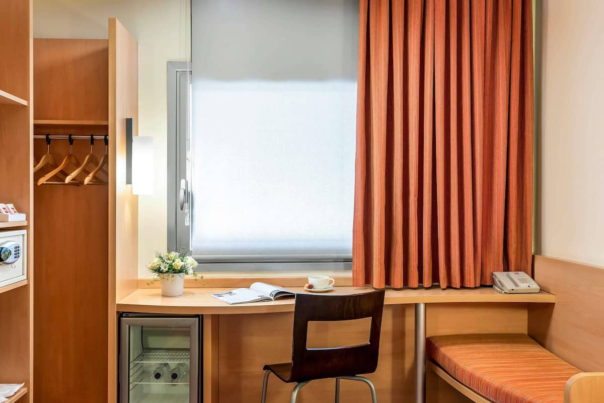 In-room safe, desk, blackout curtains, soundproofing