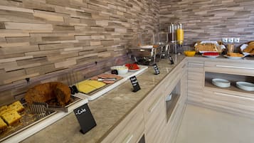 Daily buffet breakfast (EUR 7 per person)