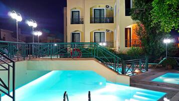 Front of property – evening/night