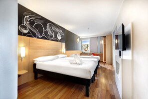 Standard Room, 3 Single Beds | Memory-foam beds, in-room safe, desk, blackout curtains