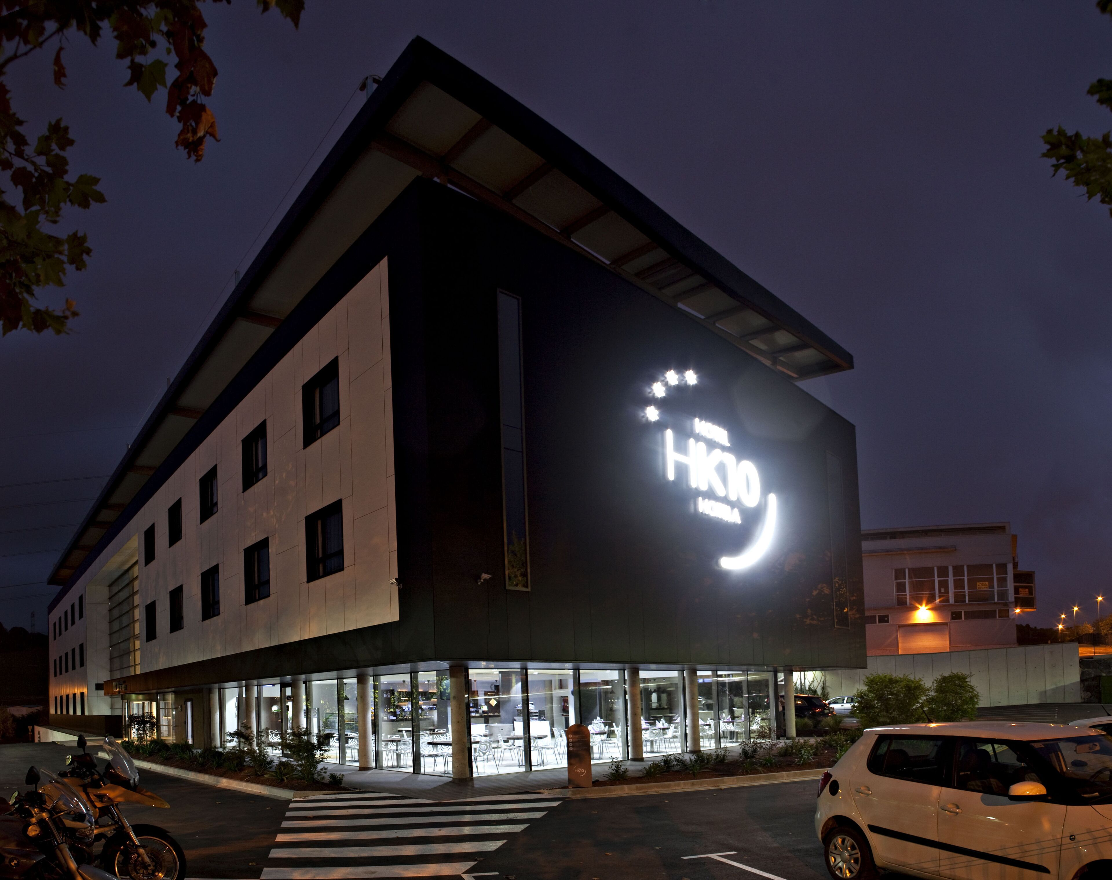 front of property – evening/night