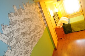 Individually decorated, desk, rollaway beds, free WiFi