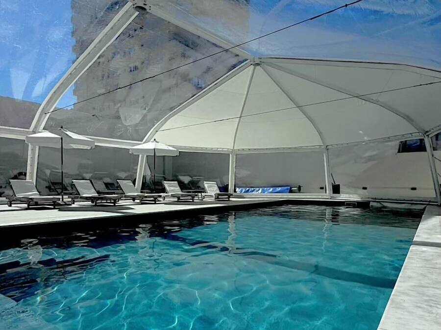 Indoor pool, outdoor pool