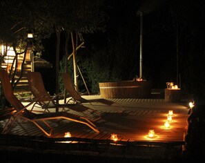 야외 스파 욕조