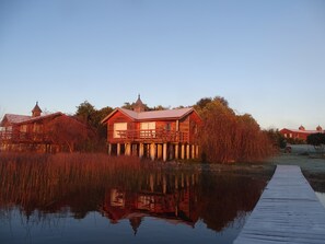 Façana frontal de l'allotjament