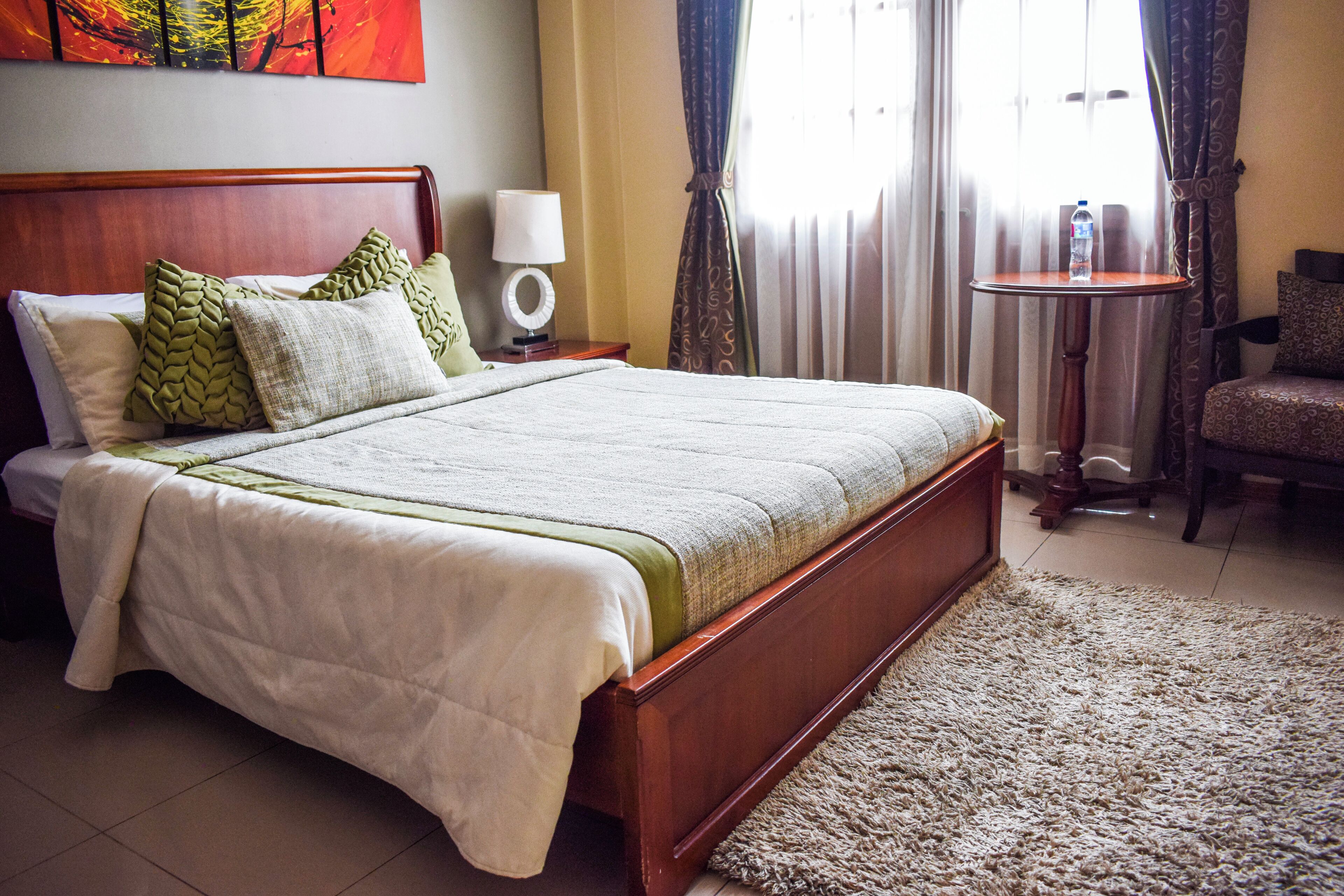 华丽双人房, 阳台 | 特色装修、特色家居、办公桌、熨斗/熨板