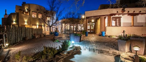 Front of property – evening/night