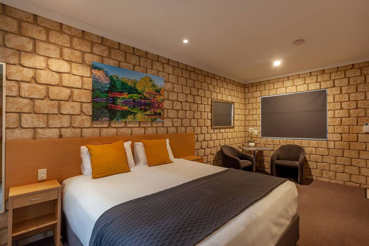 Down comforters, pillowtop beds, in-room safe, individually decorated