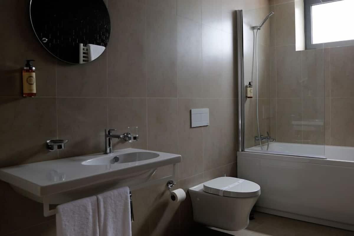 hair dryer, bathrobes, towels