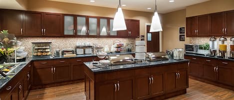 Free daily on-the-go breakfast