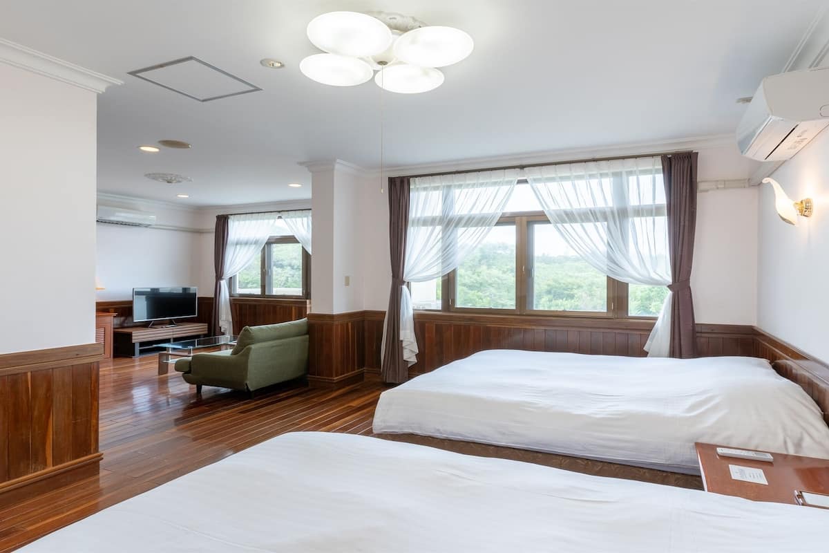 deluxe twin room | desk, free wifi, wheelchair access