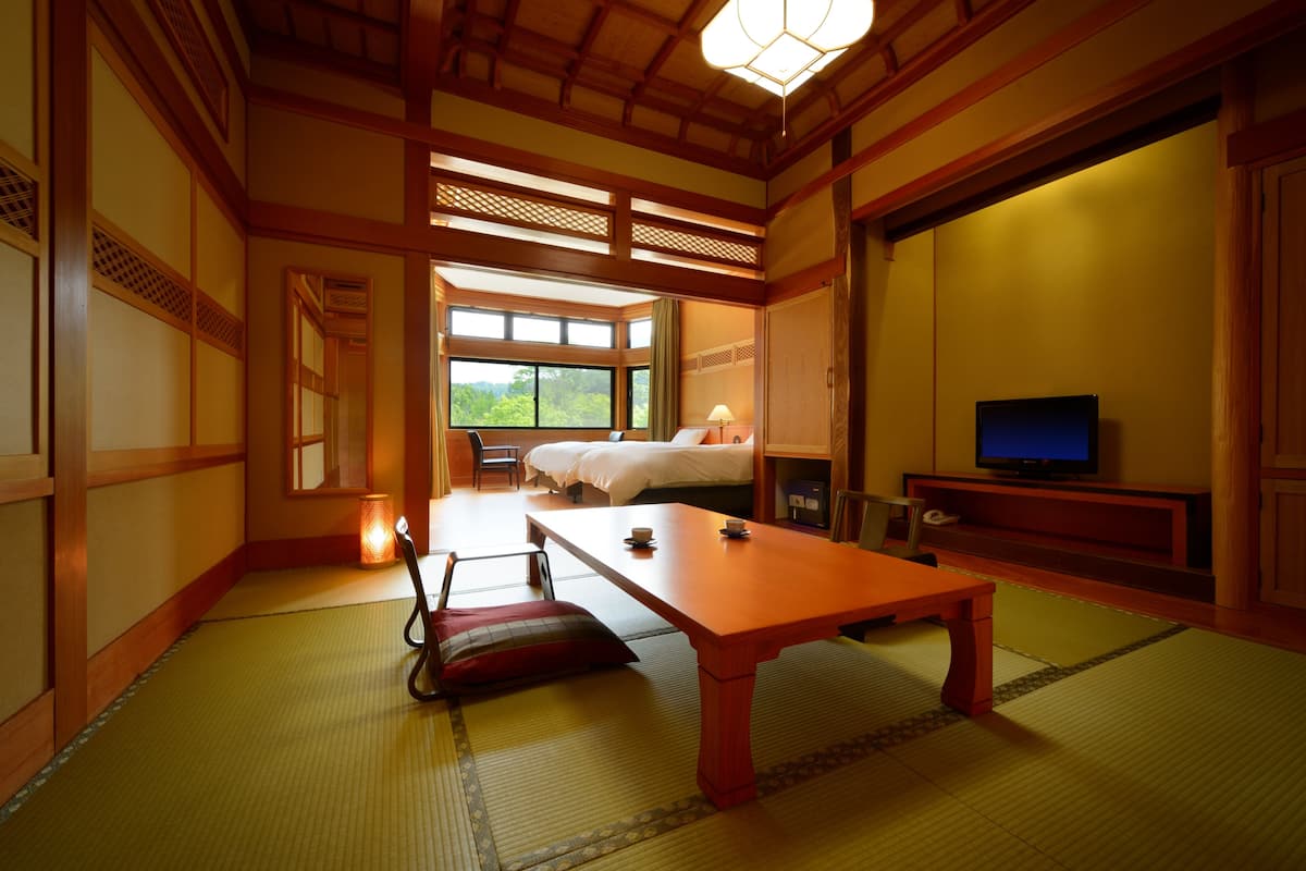 Traditionele kamer (Twin Room + 8 Tatami Mats) | Dineren in de kamer