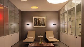 Behandlungsräume für Paare, Sauna, Whirlpool, Körperbehandlungen