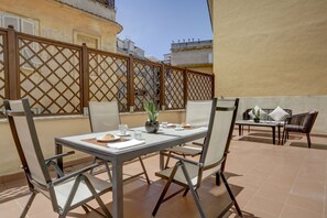 Leilighet, 1 soverom, terrasse | Terrasse/patio