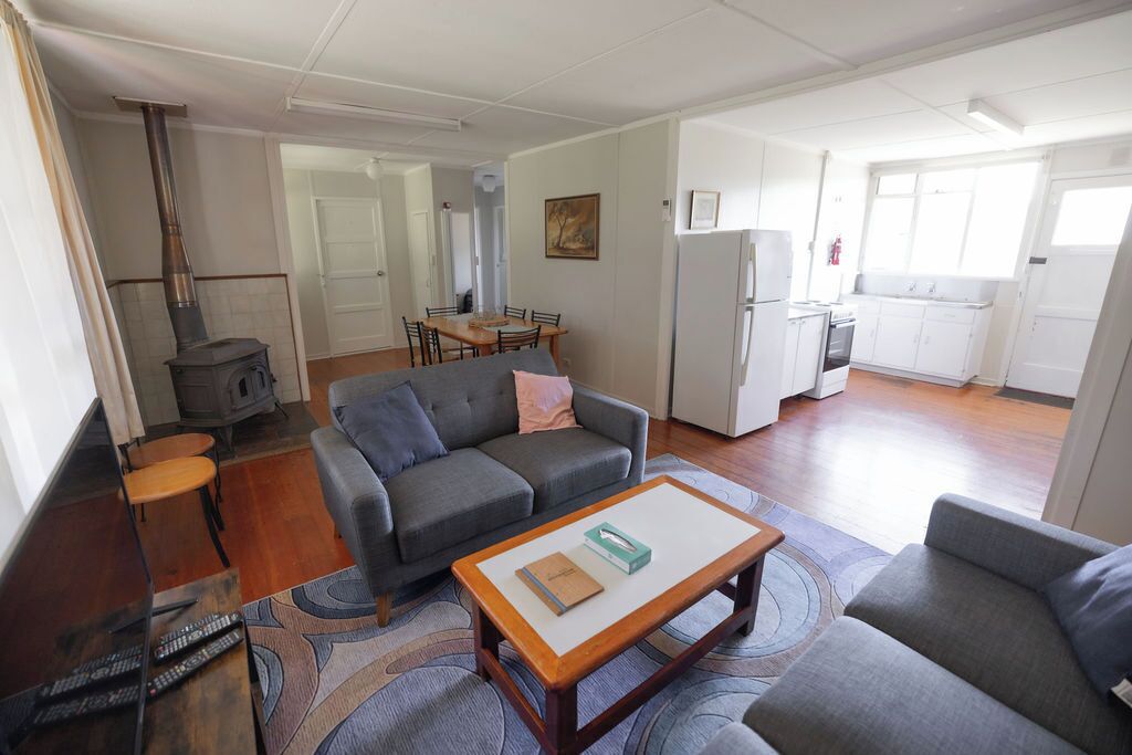 Family Cabin, 3 Bedrooms | Living area | LCD TV, DVD player