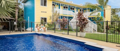 Front of property – evening/night