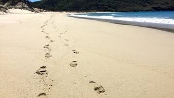 Beach nearby, beach towels