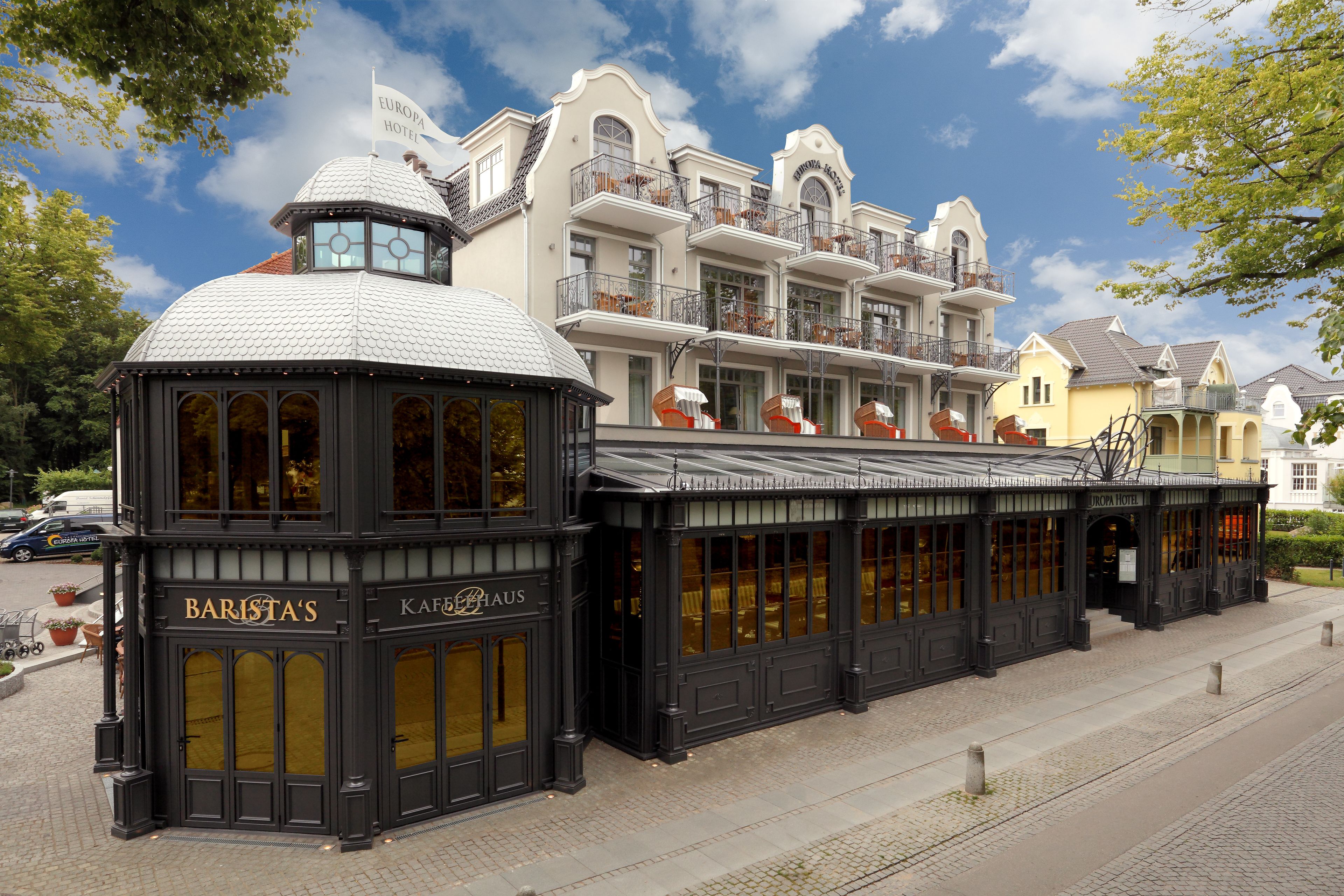 Fassade der Unterkunft