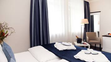 1 habitación y ropa de cama hipoalergénica