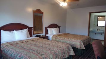 Standard Room, 2 Queen Beds, Non Smoking | Desk, free WiFi, bed sheets
