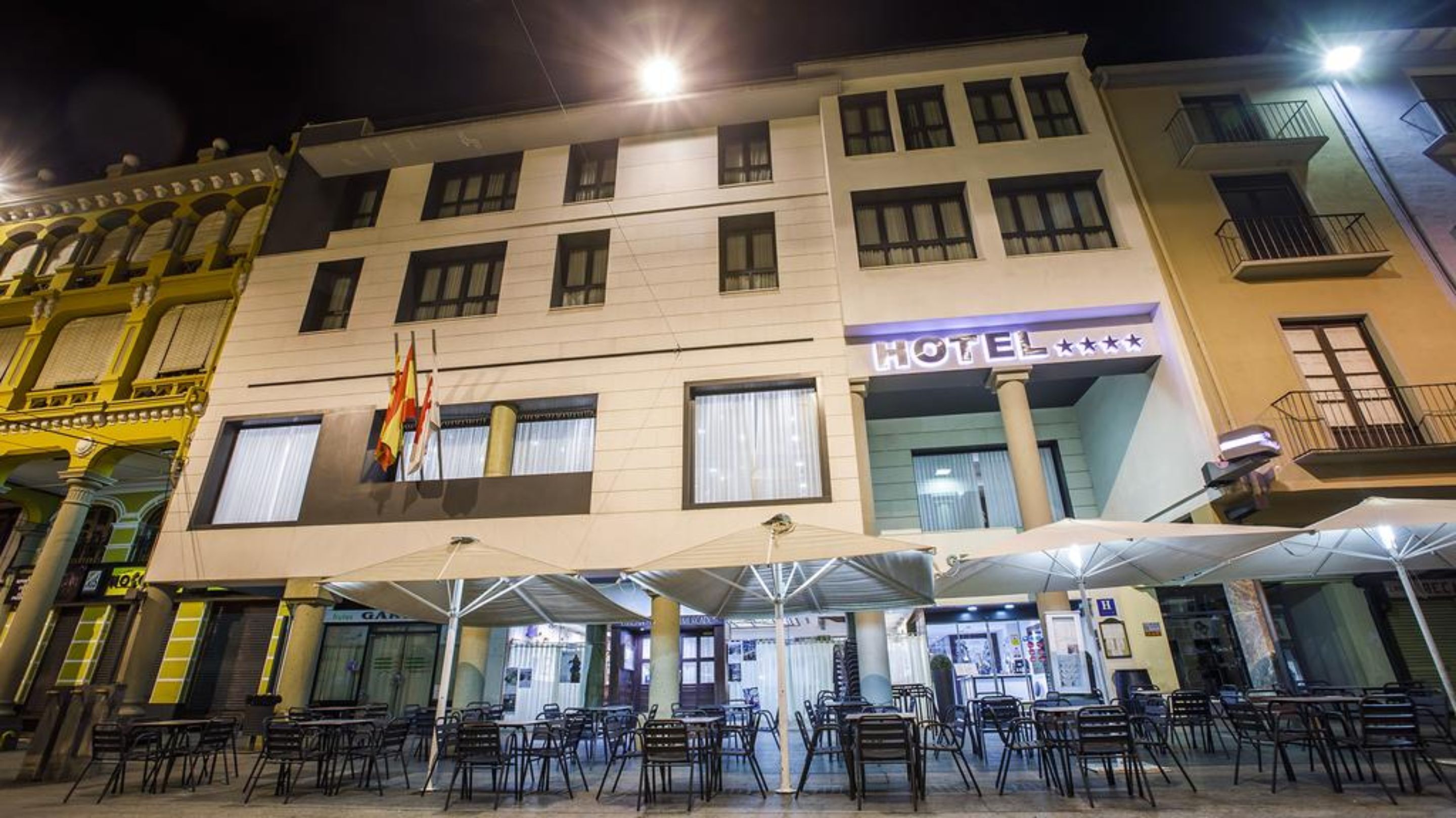 front of property – evening/night