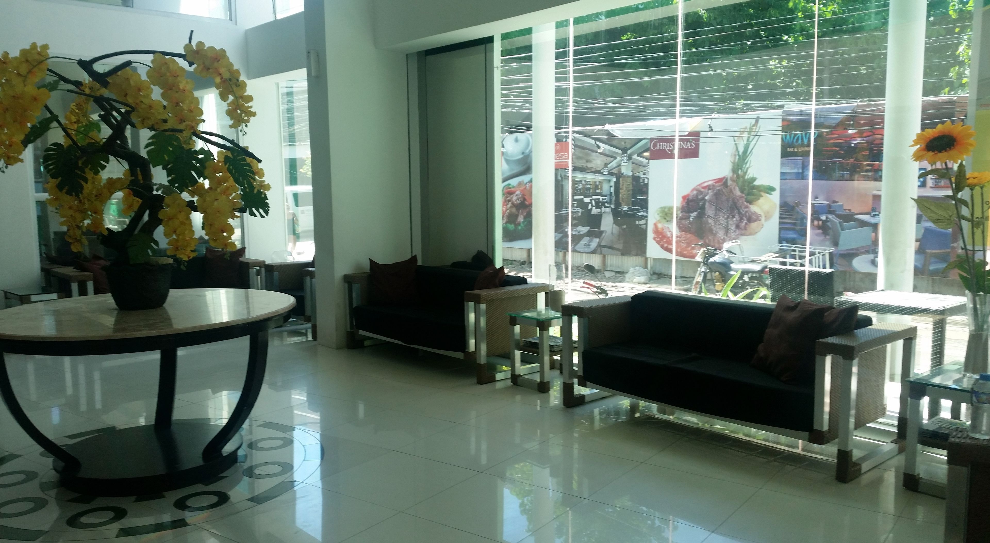 Lobby sitting area