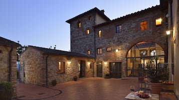 Front of property – evening/night