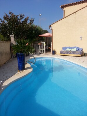 Standard Double Room | Outdoor pool | Outdoor pool, pool loungers
