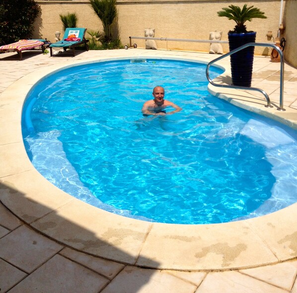 Udendørs pool, liggestole