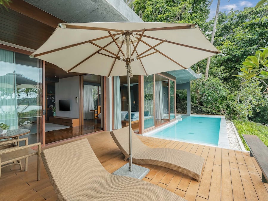 Pool Villa Suite | Minibar, caja fuerte, escritorio y wifi gratis