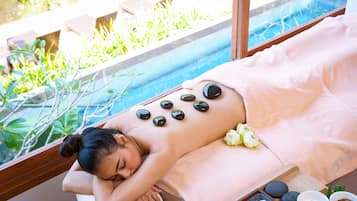 Salas de tratamiento para parejas, sauna y baño de vapor