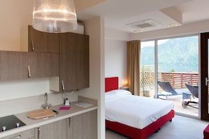 Appartement, balcon, vue lac | Cuisine privée