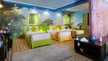 Minibar, in-room safe, blackout curtains, rollaway beds