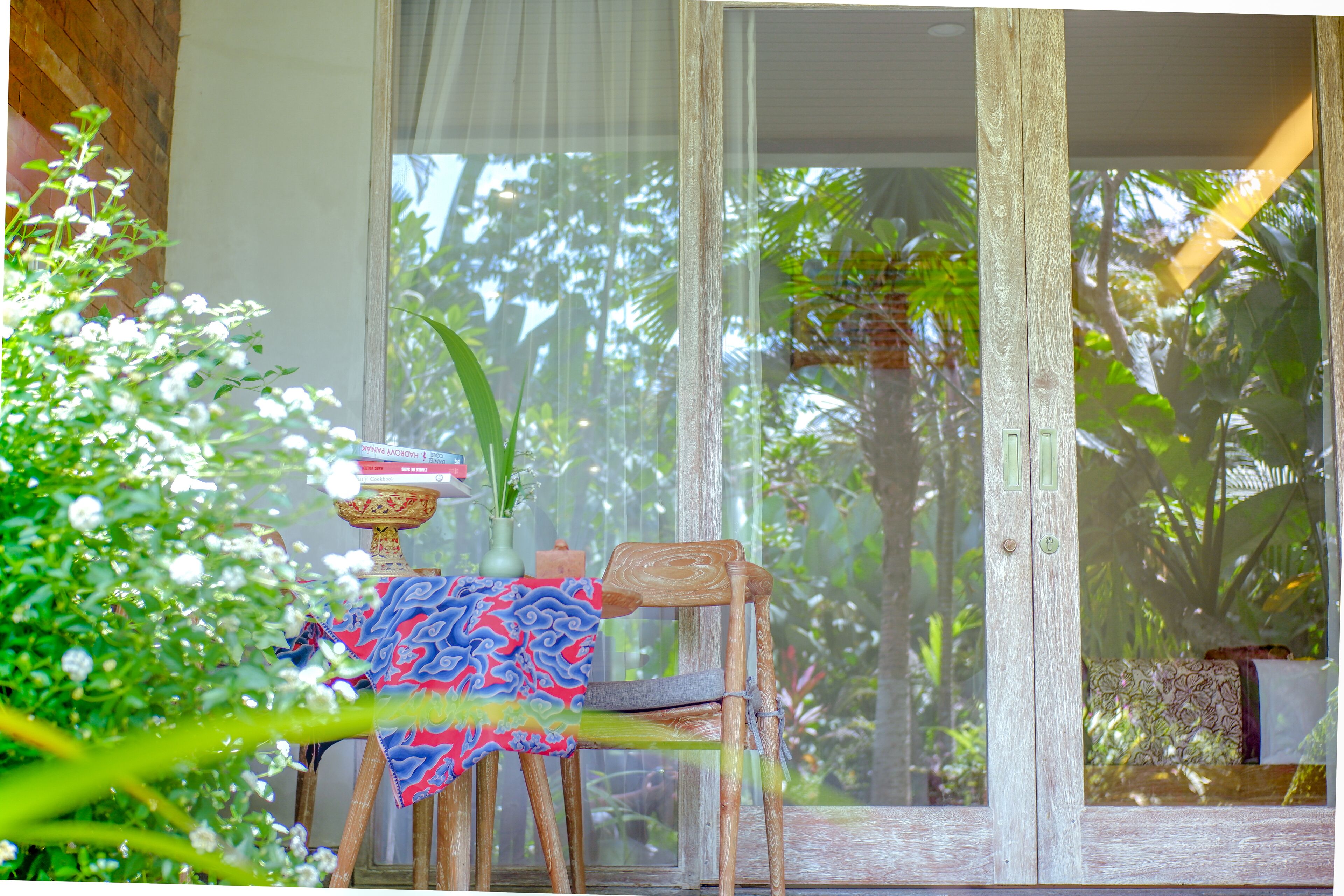 Habitación Deluxe, balcón, vistas al jardín | Terraza o patio