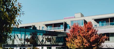 Majoituspaikan julkisivu