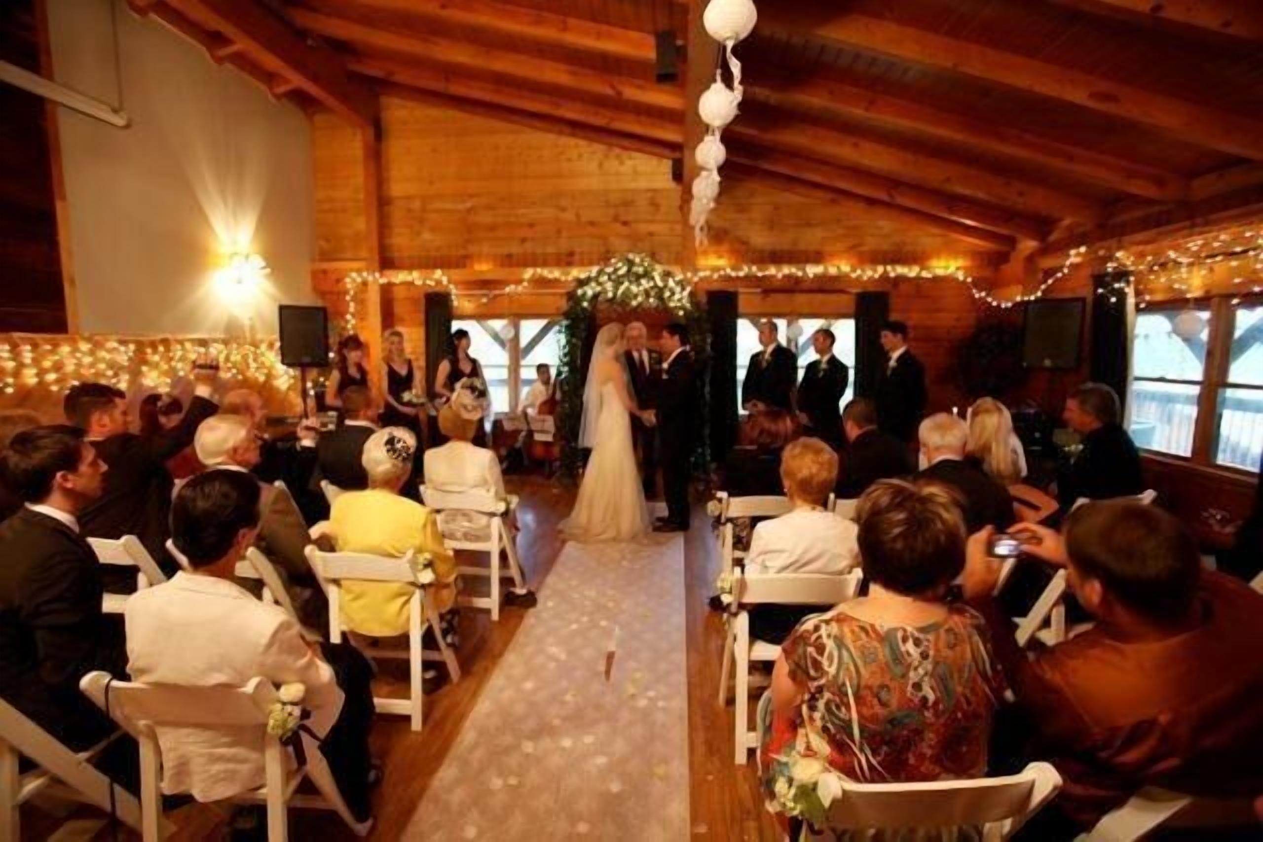 indoor wedding
