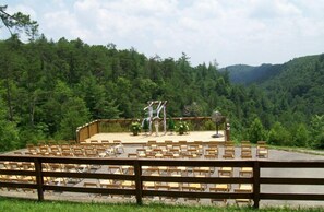 Utendørs bryllupsområde