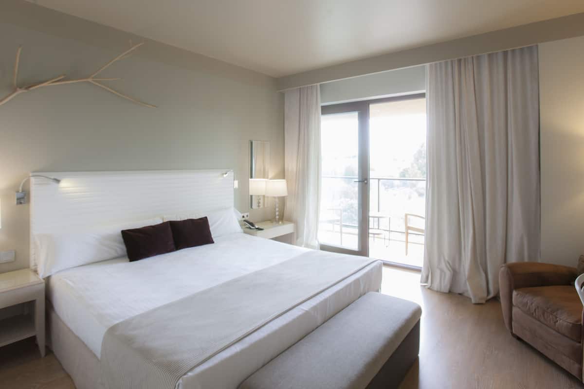 1 bedroom, premium bedding, down duvets, minibar