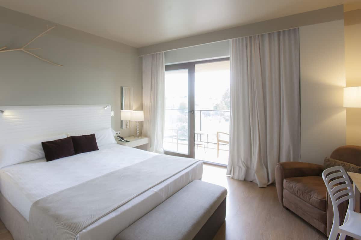 Premium bedding, down duvets, minibar, in-room safe