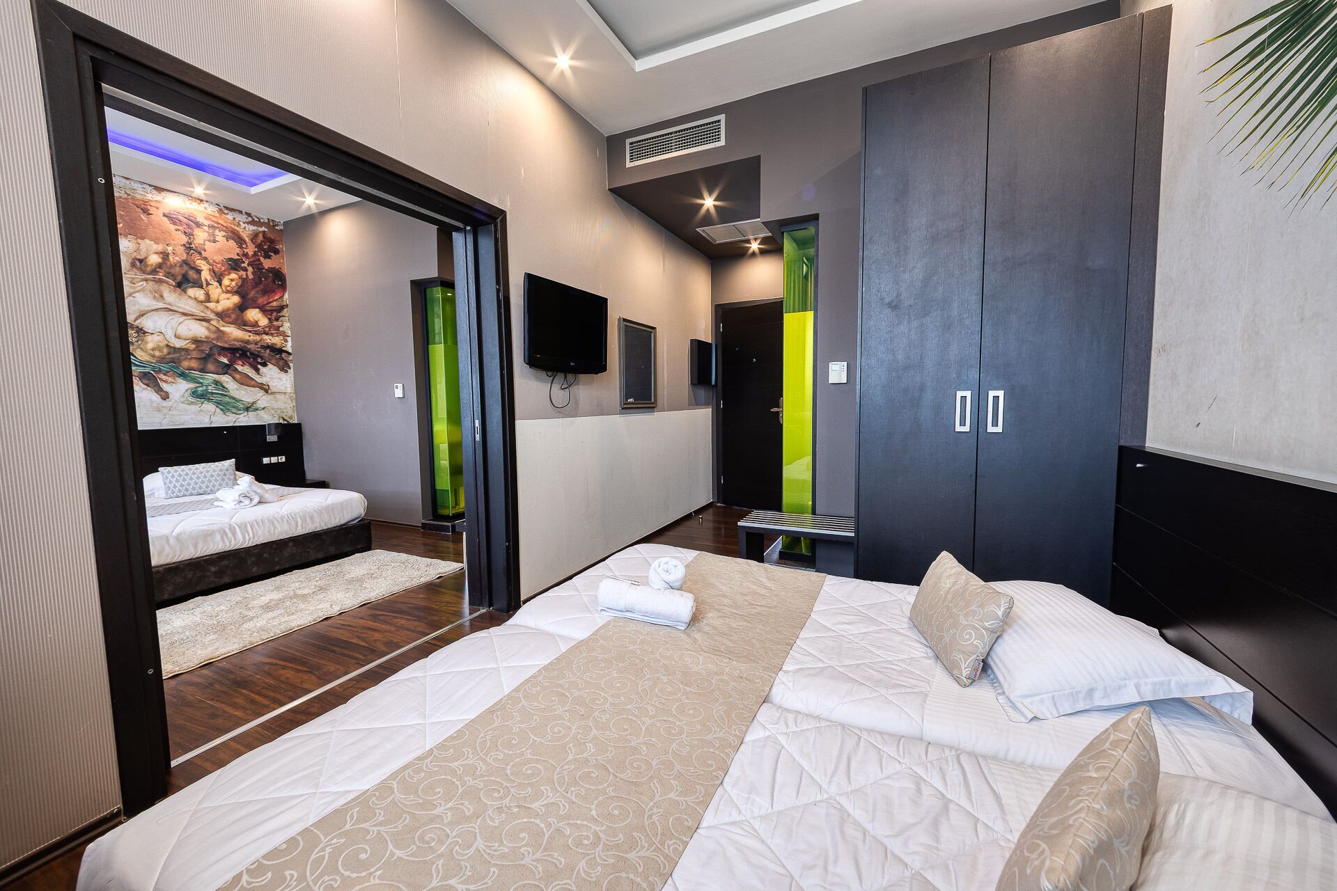 family quadruple room | 1 bedroom, frette italian sheets, premium bedding, minibar