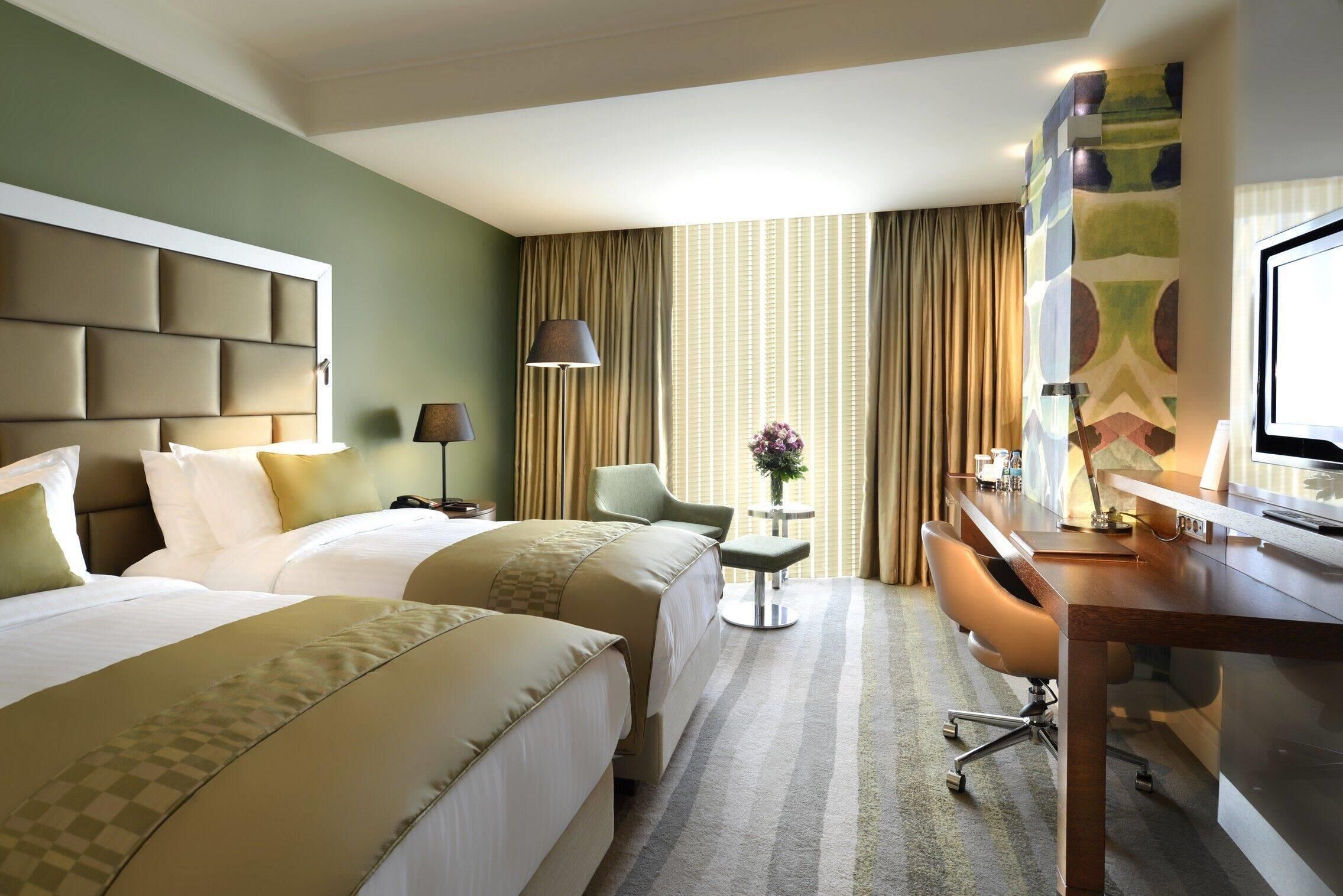 Premium bedding, pillow-top beds, in-room safe, desk