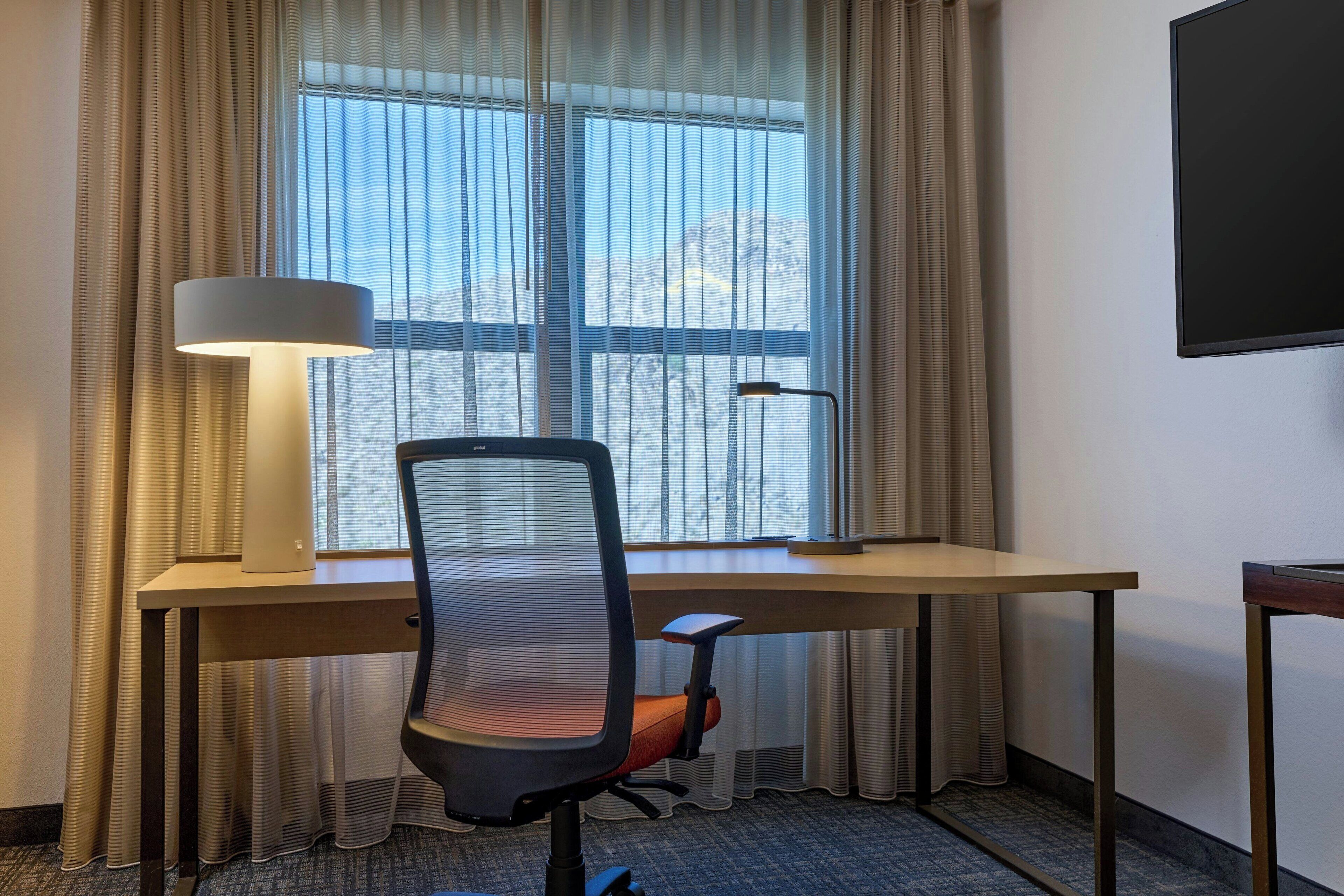 premium bedding, desk, iron/ironing board, free cots/infant beds