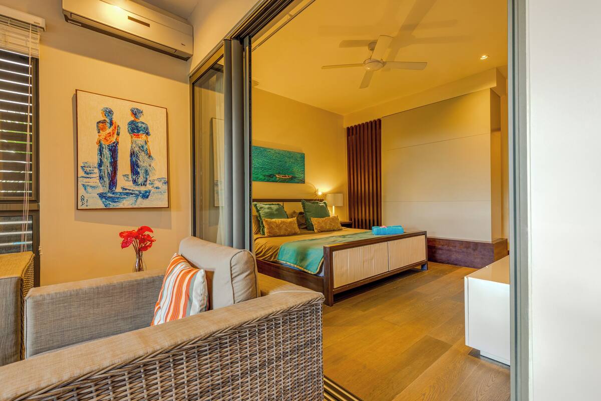 พรีเมียมอพาร์ทเมนท์ | 3 ห้องนอน, ตู้นิรภัยในห้องพัก, โต๊ะทำงาน, เตารีด/โต๊ะรีดผ้า
