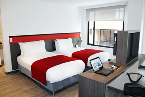 Premium bedding, minibar, in-room safe, desk