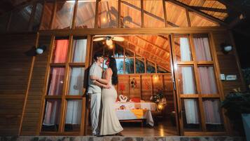 Deluxe Cabin | Down comforters, in-room safe, individually furnished, desk