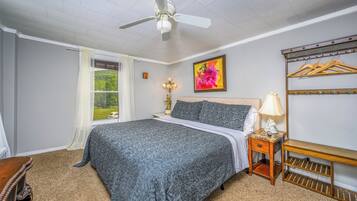 Down comforters, memory foam beds, individually decorated