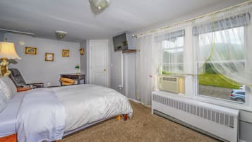 Down comforters, memory foam beds, individually decorated