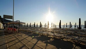 Outdoor banquet area