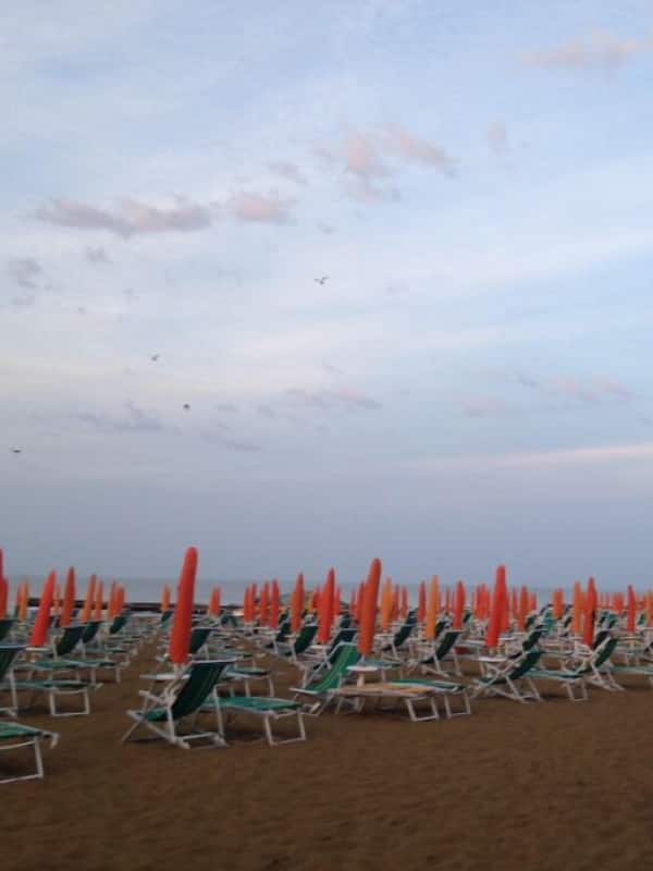 Private beach, sun-loungers, beach umbrellas